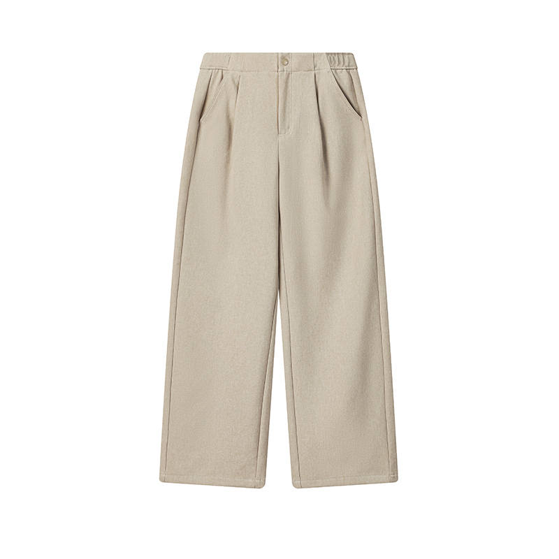 FILA WHITE Casual Pants Women's Butter Wheat