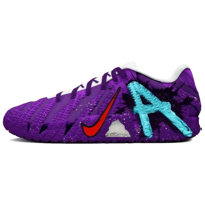Nike Nike Ja Morant 3 Neon Abrasion Resistant Low top Basketball Shoes Unisex Purple