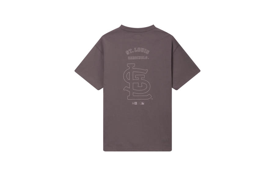 New Era T Shirts Unisex Brown Crew Neck Moderate Straight Fit