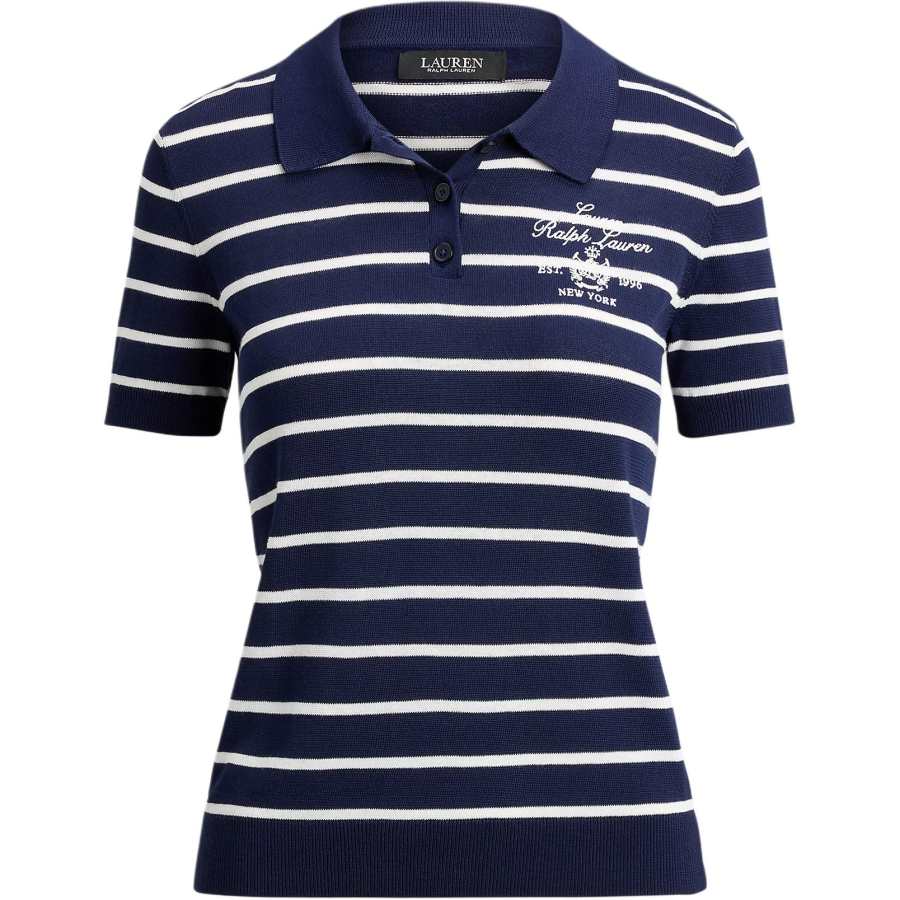 Lauren Ralph Lauren Short Sleeved Striped Polo Shirt
