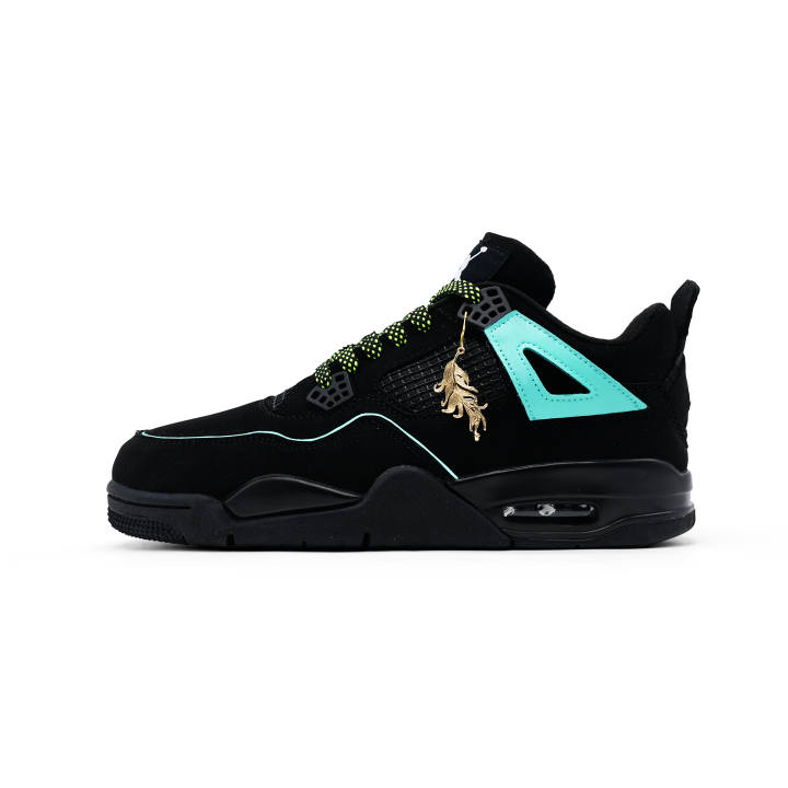 Jordan Jordan Air Jordan 4 Black Cat Sheriff Abrasion Resistant Support Abrasion Resistant Support Mid top