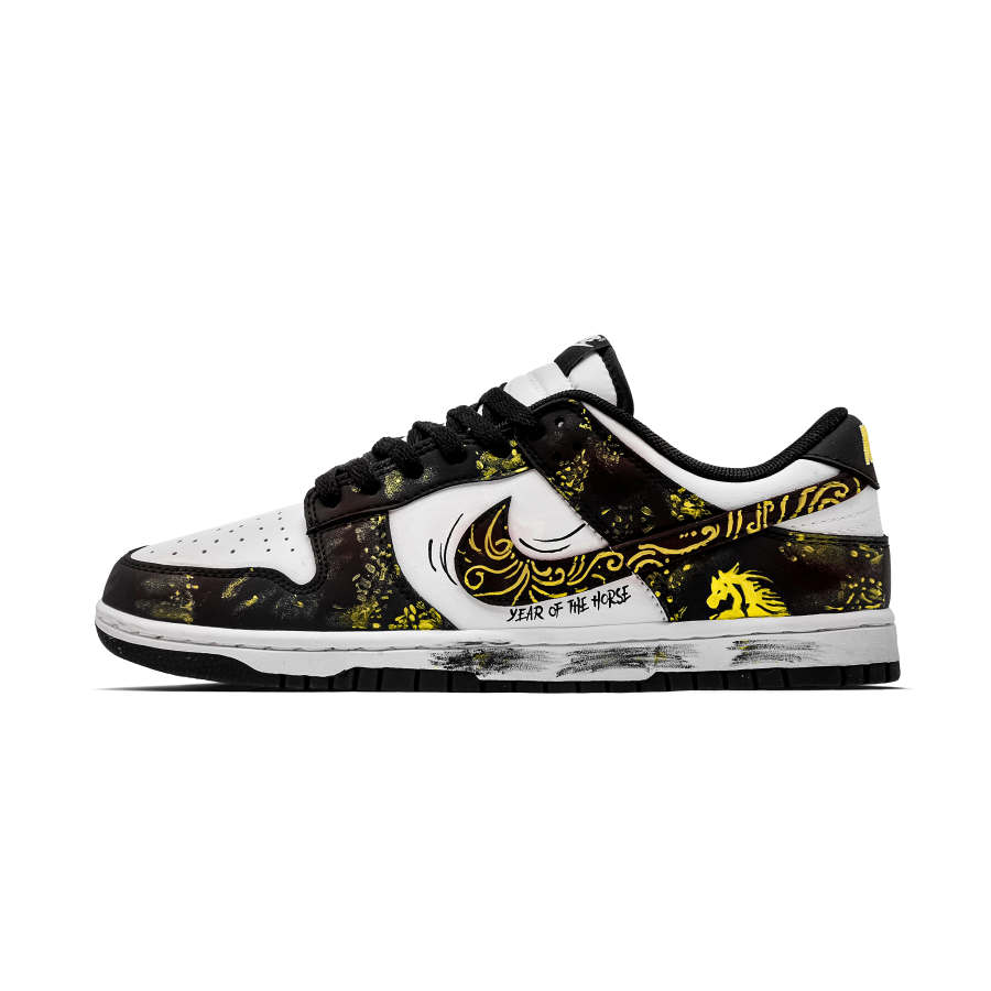 Nike Nike Dunk Gilt Pegasus Cushioning, Wear Resistant Low top Skateboard Shoes Women's Gold 2025