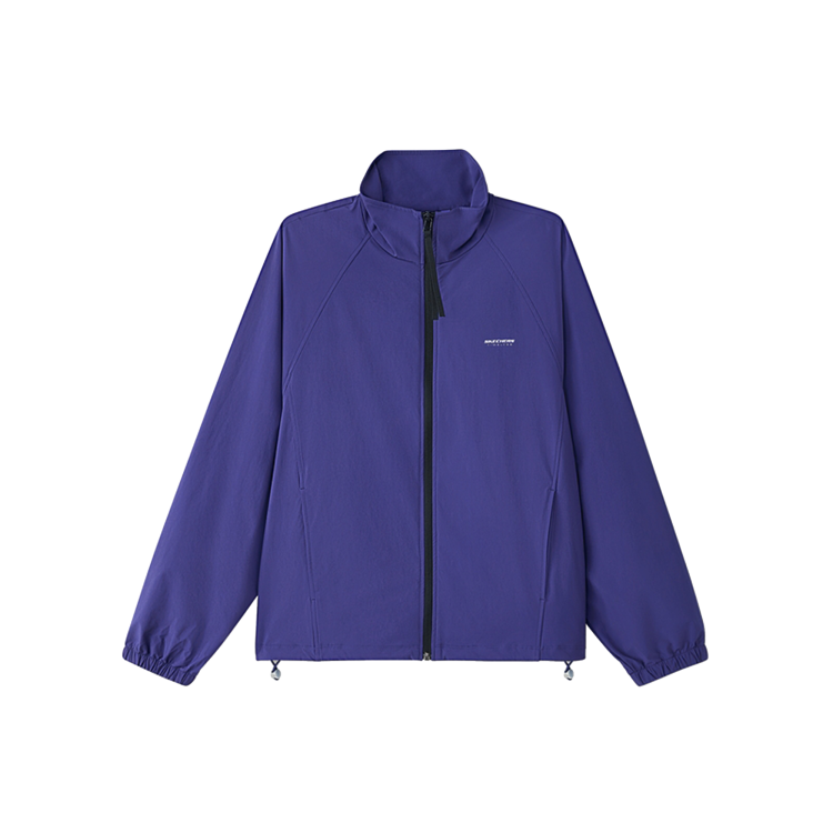 Skechers Jackets Women's Navy Blue/04QJ Stand Collar Moderate Other