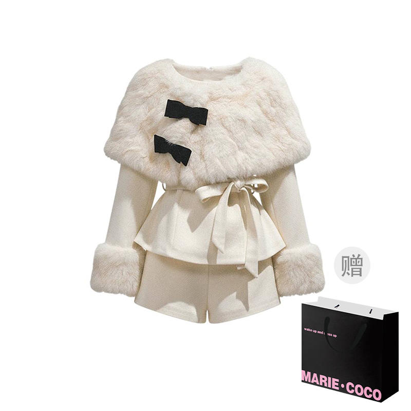 MARIE·COCO Casual Suits Women's Crew Neck Moderate