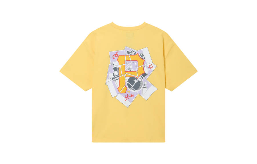 New Era T Shirts Unisex Yellow Crew Neck Moderate