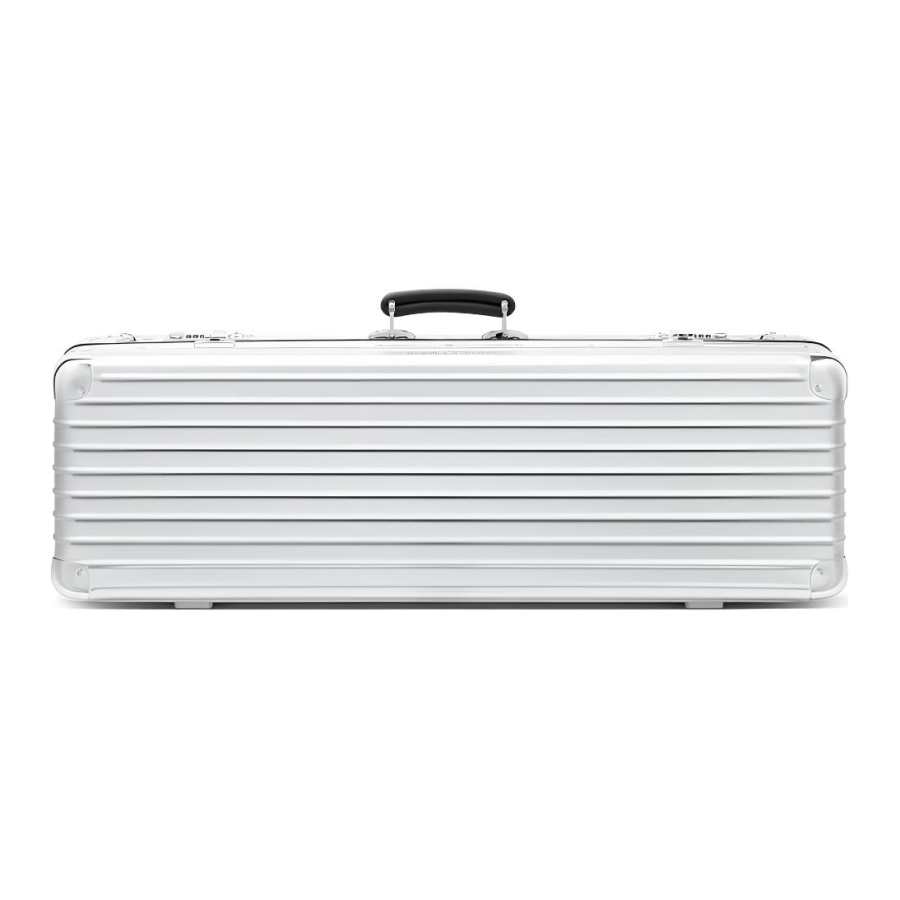 RIMOWA Gewa Collaboration Aluminum Magnesium Alloy Storage Box Unisex Silver