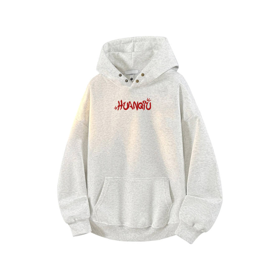 HUANQIU Sweatshirts Unisex Hooded Moderate Heavyweight