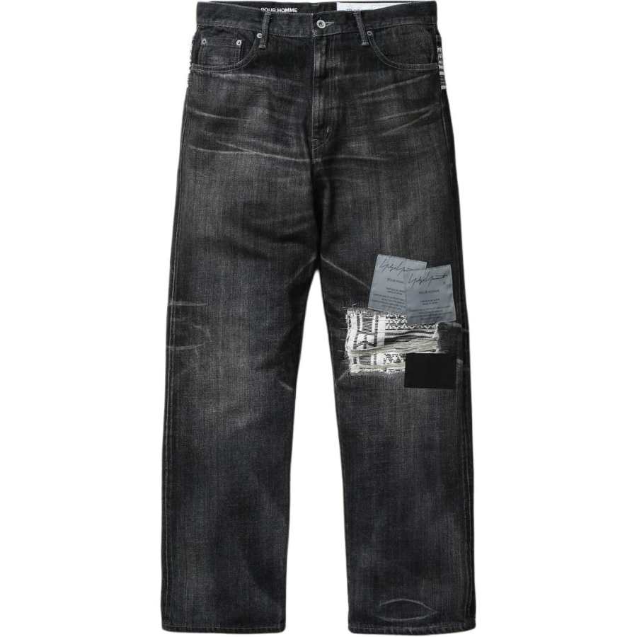 Neighborhood Savage Patchwork Straight-Leg Jeans