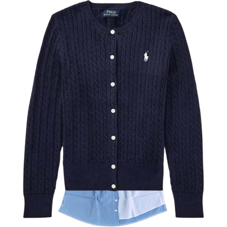 Polo Ralph Lauren Knitwear Sweater Navy Blue Women's