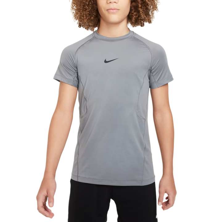Nike Nike Pro T Shirt Kids' Smoke Gray