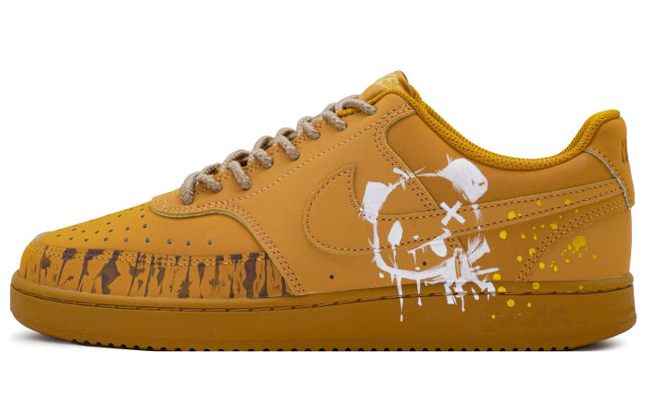 Nike Nike Court Vision 1 Low top Skateboard Shoes Unisex Wheat