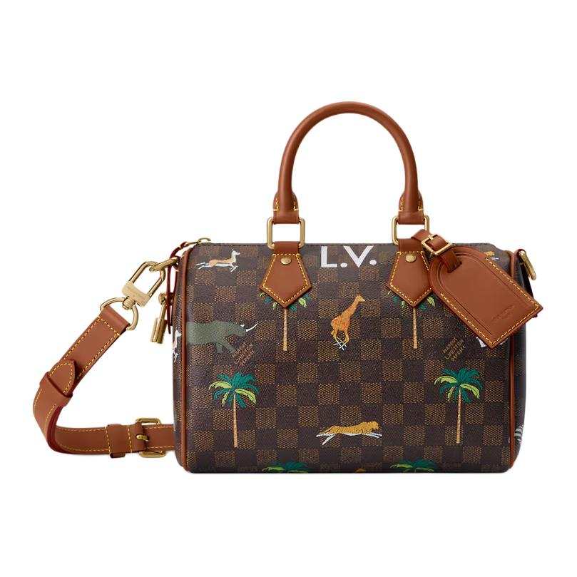 LOUIS VUITTON X THE DARJELING LIMITED Collaboration Speedy Damier Heritage Coated Canvas