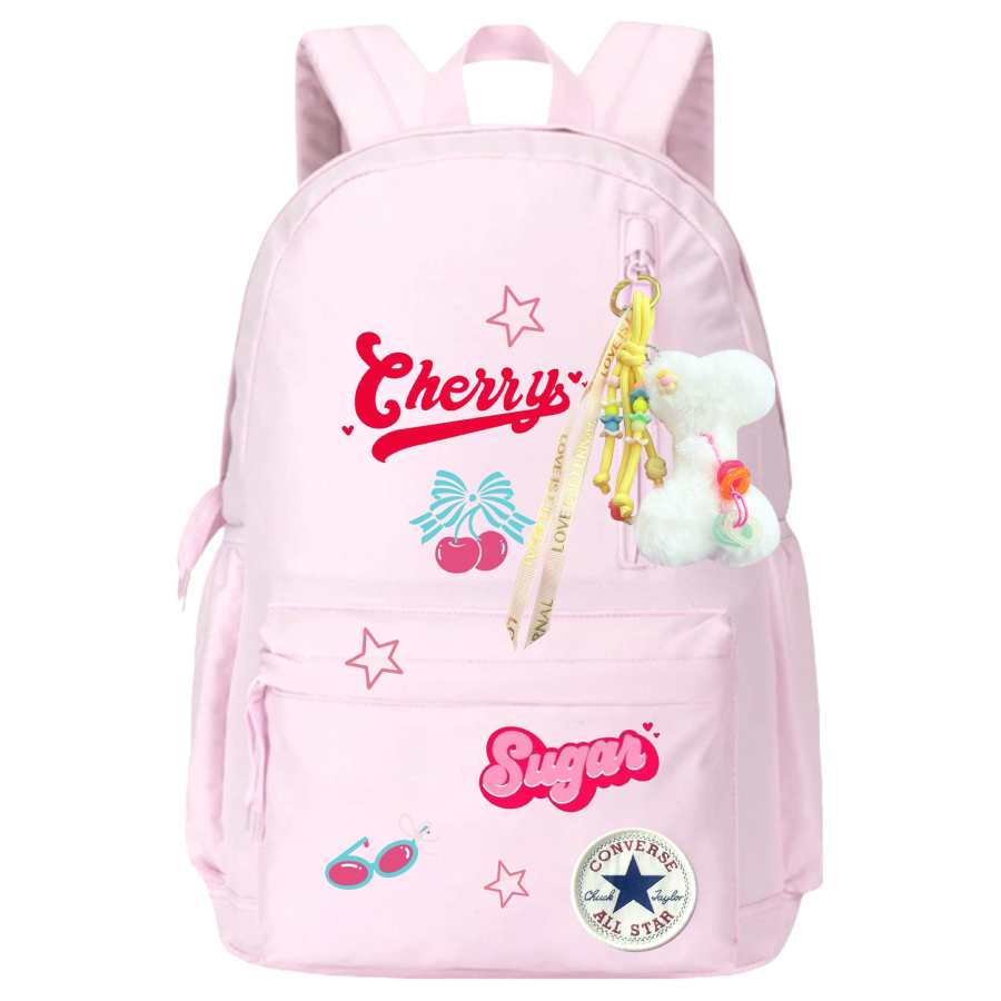 Converse Converse Polyester Print Craft Backpack Medium Women's Light Purple