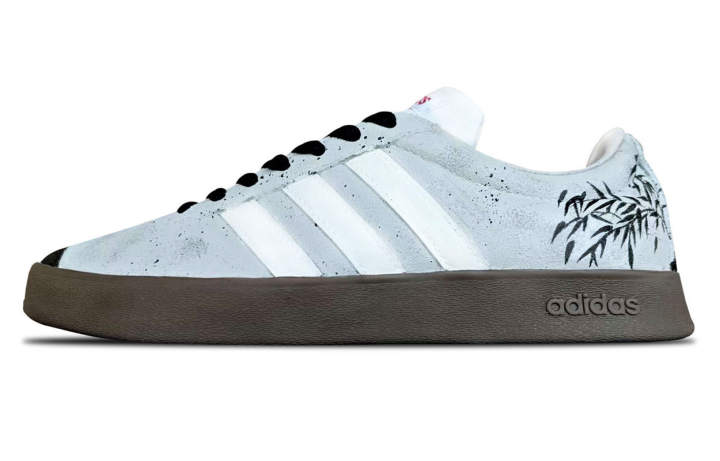 Adidas Adidas Vl Court Classic German Army Trainers Unisex Gray