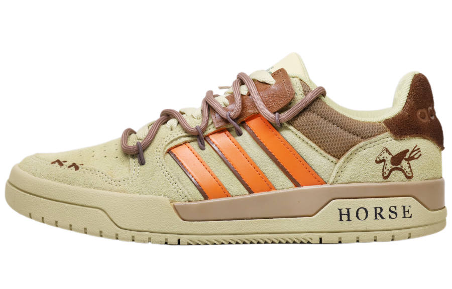 Adidas Neo Entrap Abrasion Resistant Low top Skateboard Shoes Unisex Light Brown