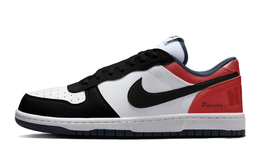 Nike Nike Big Black Red Cushioning Abrasion Resistant Cushioning, Wear Resistant Low top Skateboard Shoes Unisex