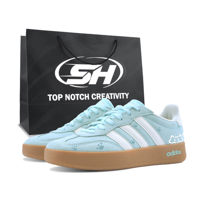 Adidas Adidas BARREDA Shock Kitten German Army Trainers Unisex Mint Green