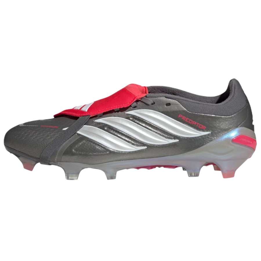 Adidas Predator Pro Adidas Fold Over Tongue Fg 'Iron Metallic Zero Metalic Lucid Red'