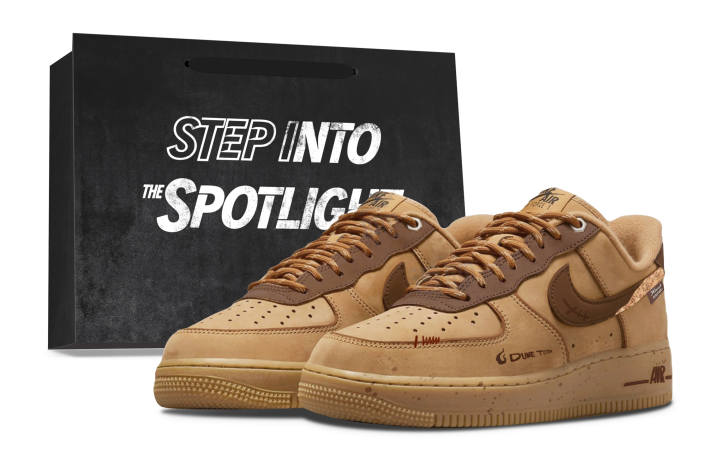 Nike Nike Air Force 1 Abrasion Resistant Low top Skateboard Shoes Unisex Brown