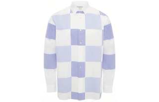 JW Anderson Shirts Men's Blue Lapel Moderate Other