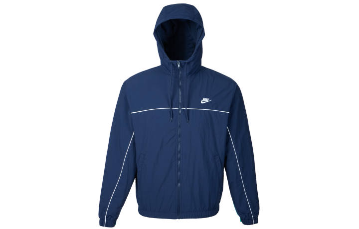 Nike Nike Club Jackets Men's Marine Blue Hooded Non Detachable Moderate Other