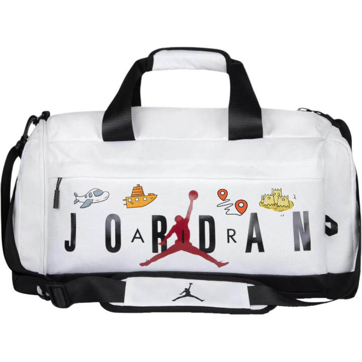 Jordan Jordan 43L Polyester Travel Bag Unisex White