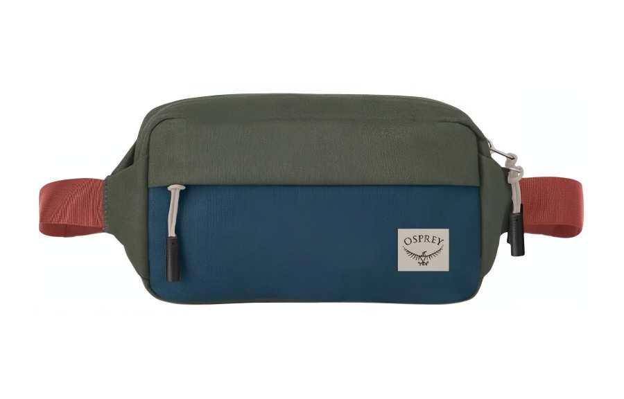 OSPREY 1L Fanny Pack Outdoor Bag Recycled Material Green & Blue Men's