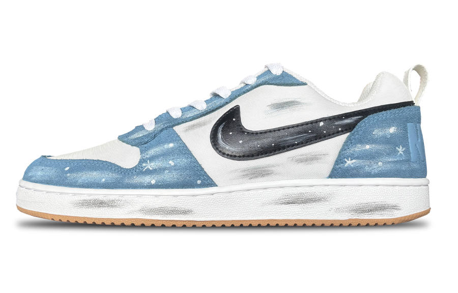 Nike Nike Court Borough Abrasion Resistant Balance Abrasion Resistant Balance Low top Skateboard Shoes Unisex Haze Blue