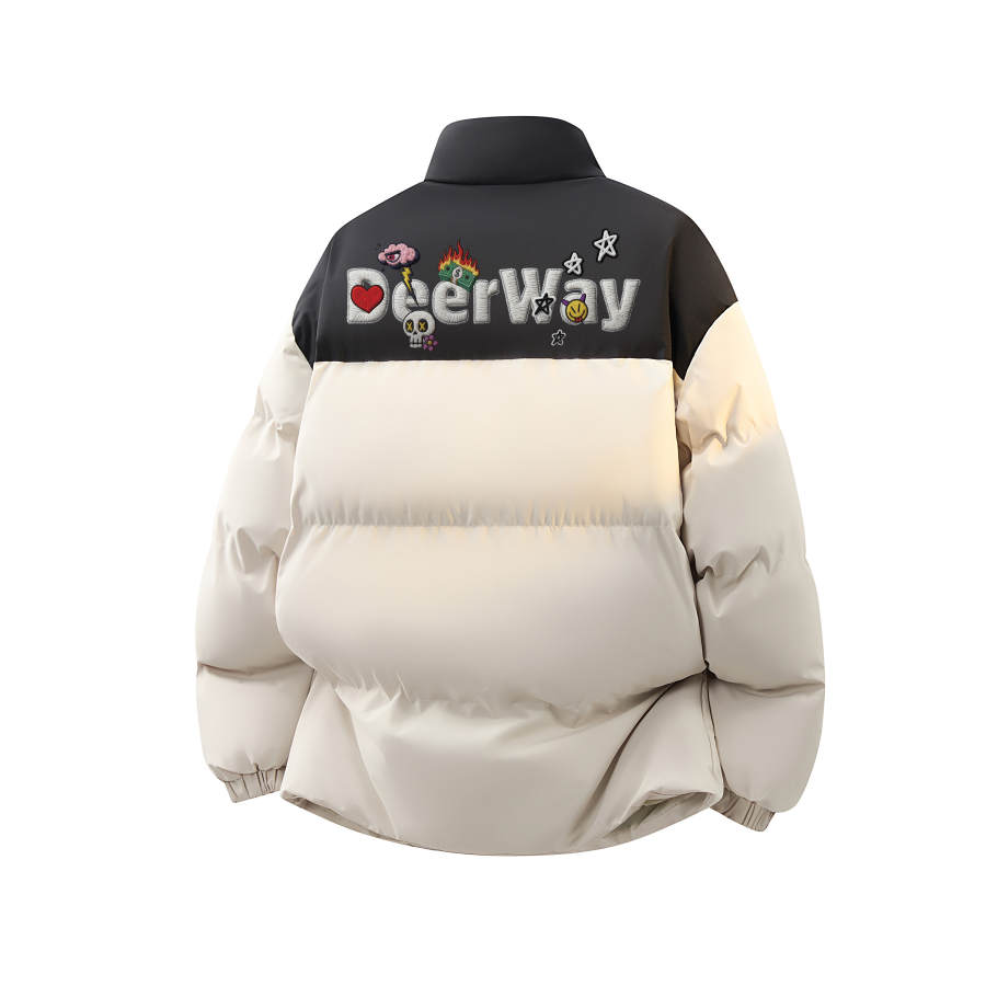 DEERWAY DEERWAY Puffer Jackets Unisex Stand Collar Thickened