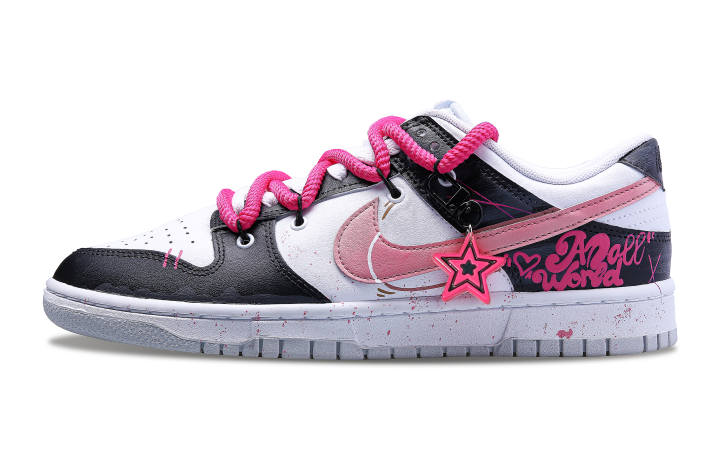 Nike Nike Dunk Abrasion Resistant Low top Skateboard Shoes Women's Rose Red
