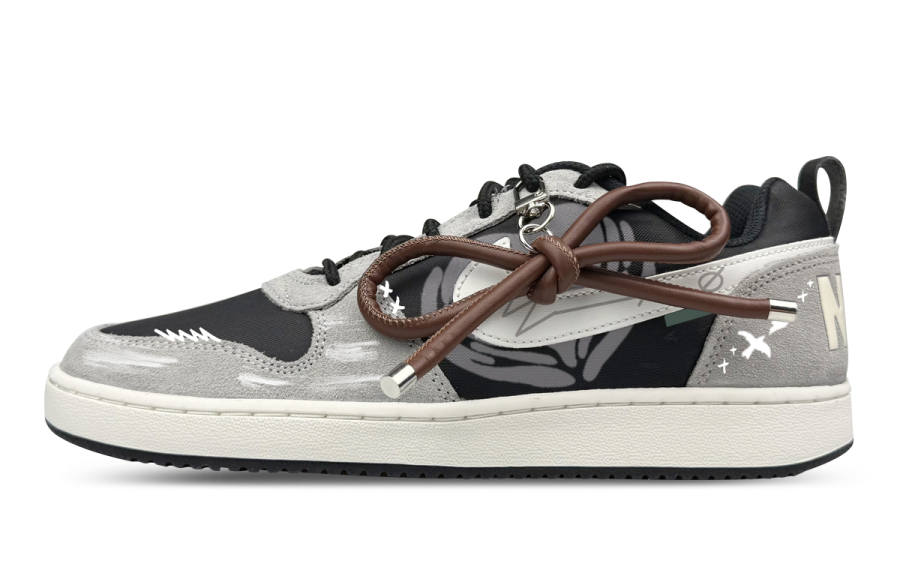 Nike Nike Court Borough Abrasion Resistant Abrasion Resistant Low top Skateboard Shoes Men's Black Gray