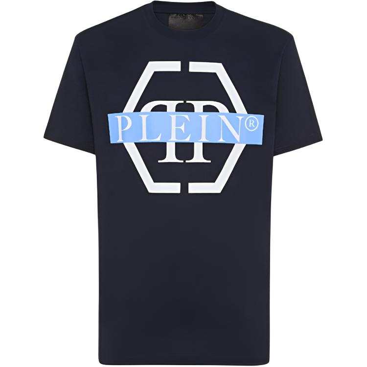 Philipp Plein Pp tape-print round-neck t-shirt