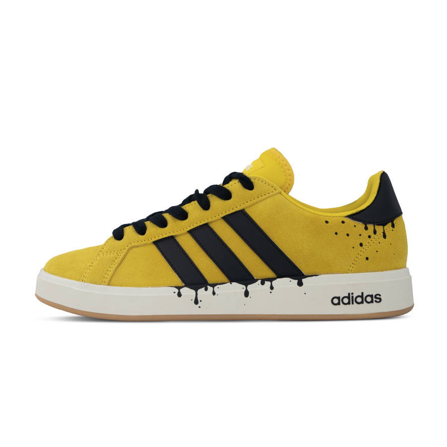 Adidas Adidas Grand Court Base 00s Abrasion Resistant Abrasion Resistant Low top Skateboard Shoes Unisex Yellow