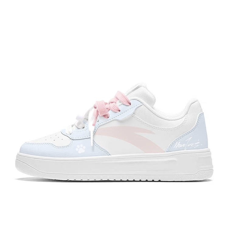 Anta Easy Textile, Synthetic Leather Slip Resistant Cushioning Low top Skateboard Shoes Women's
