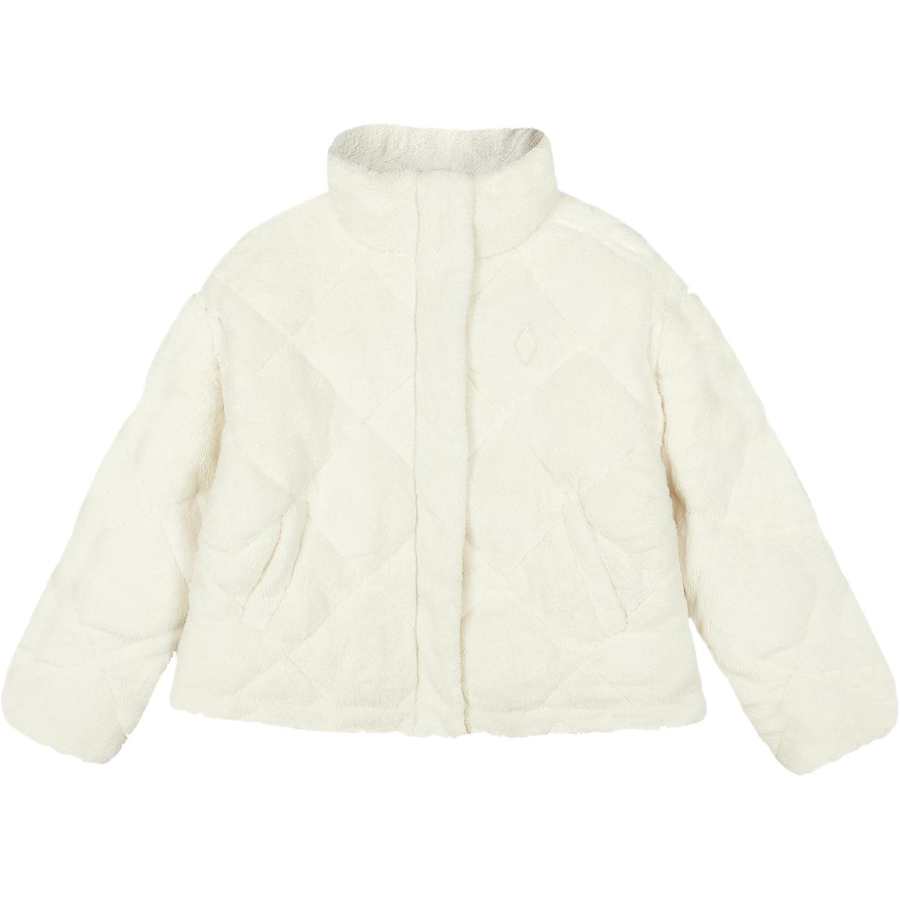 Skechers Puffer Jackets Women's Olive/0067 Stand Collar Moderate Puffer Jacket