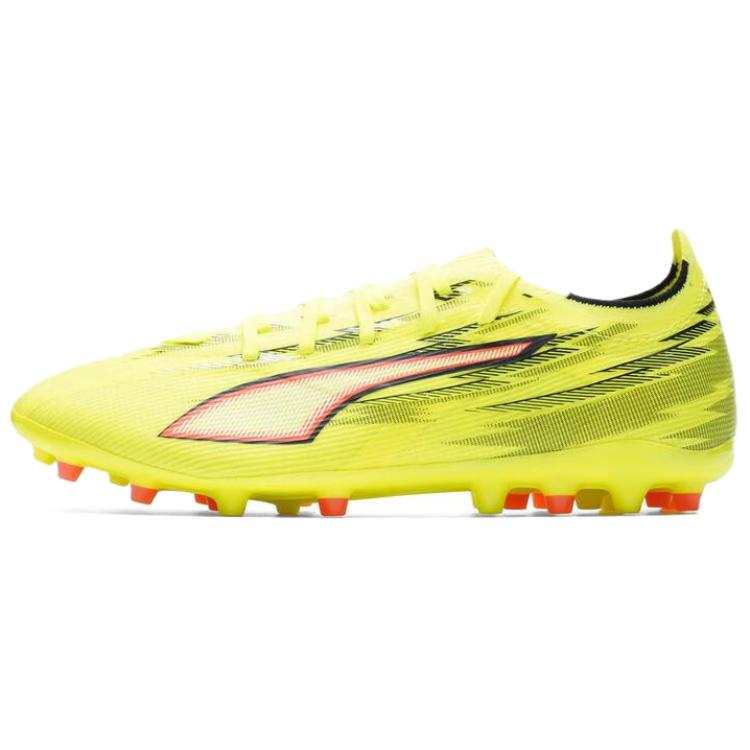 PUMA ULTRA 6 MG Multi Ground Abrasion Resistant Soccer Shoes Unisex Neon Yellow