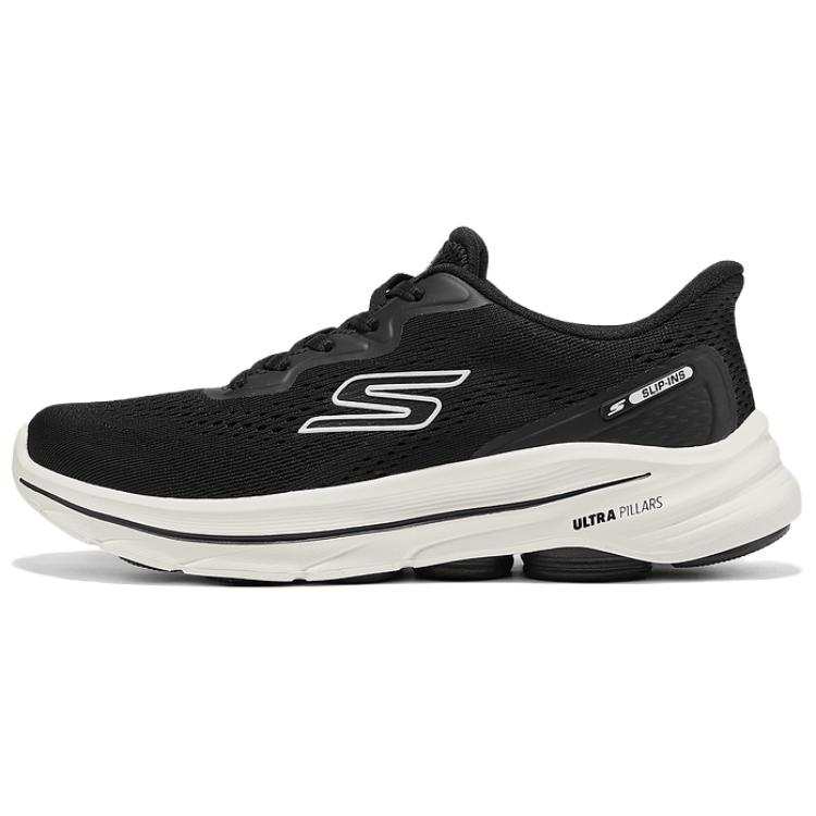 Skechers Women's GO WALK Abrasion Resistant Breathable Rebound Low top Walking Shoes Women's Black