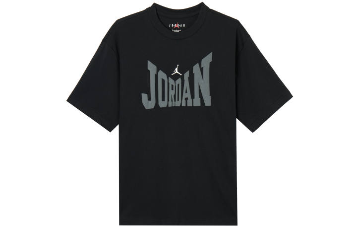 Jordan Jordan Brooklyn T Shirts Men's Black Crew Neck Moderate