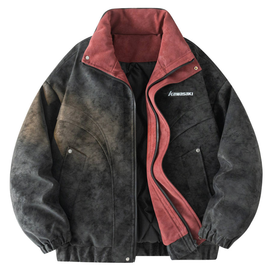 Kawasaki Puffer Jackets Unisex Stand Collar Moderate