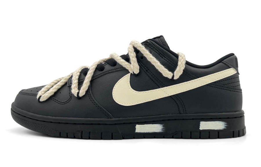 Nike Nike Dunk Amber Lupan Abrasion Resistant Low top Skateboard Shoes Unisex Black