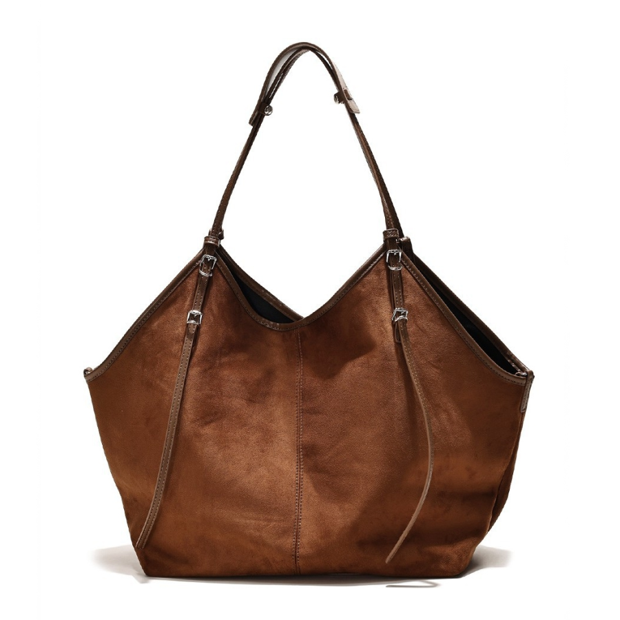 PAYOT Synthetic Leather Shoulder Bag Regular Women's Brown/Coffee/Black
