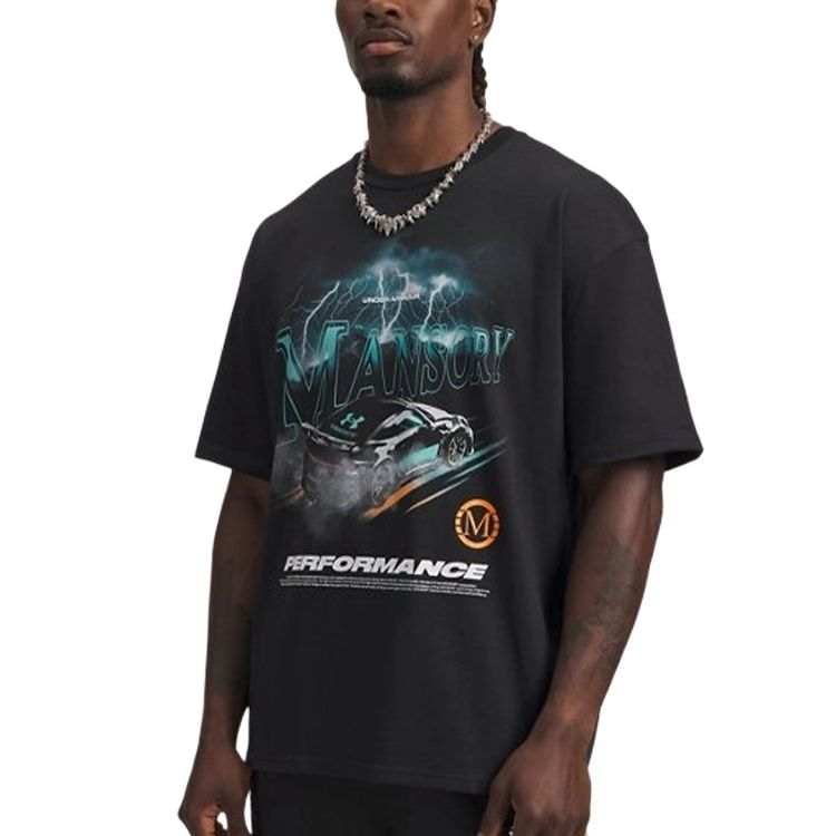 Under Armour x Mansory FW25 Heavyweight Racing Kısa Kollu T Shirt T Shirt Men's