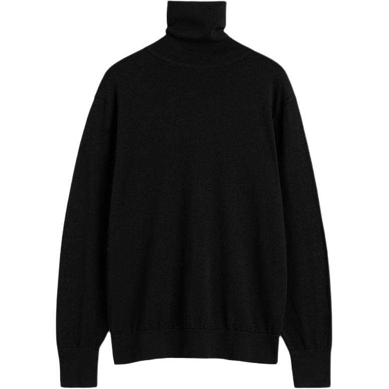 TOTEME SS26 Sweaters Women's Black Turtleneck Moderate Other