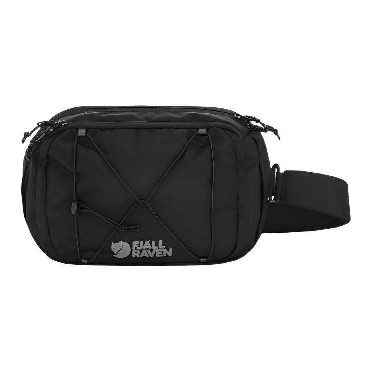 Fjallraven Polyester Crossbody Bag, Fanny Pack Unisex Black