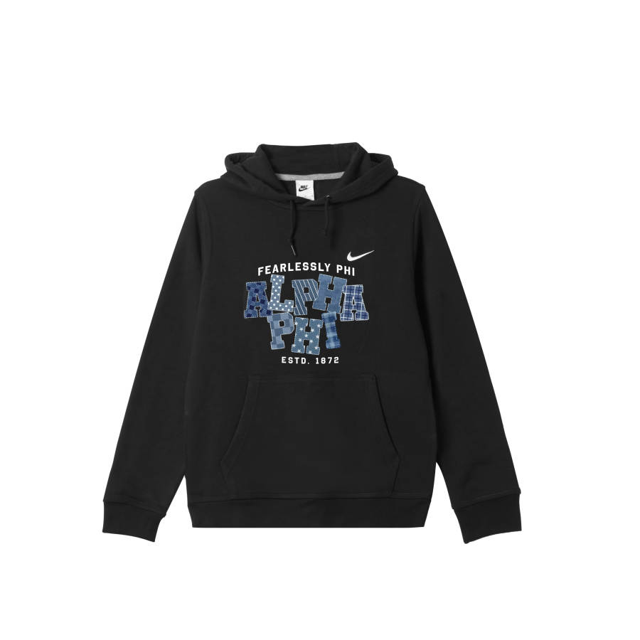 Nike Nike Club Sweatshirts Men's Black Hooded Moderate