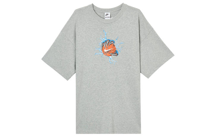Nike Nike T Shirts Men's Toned Dark Gray Crew Neck Moderate