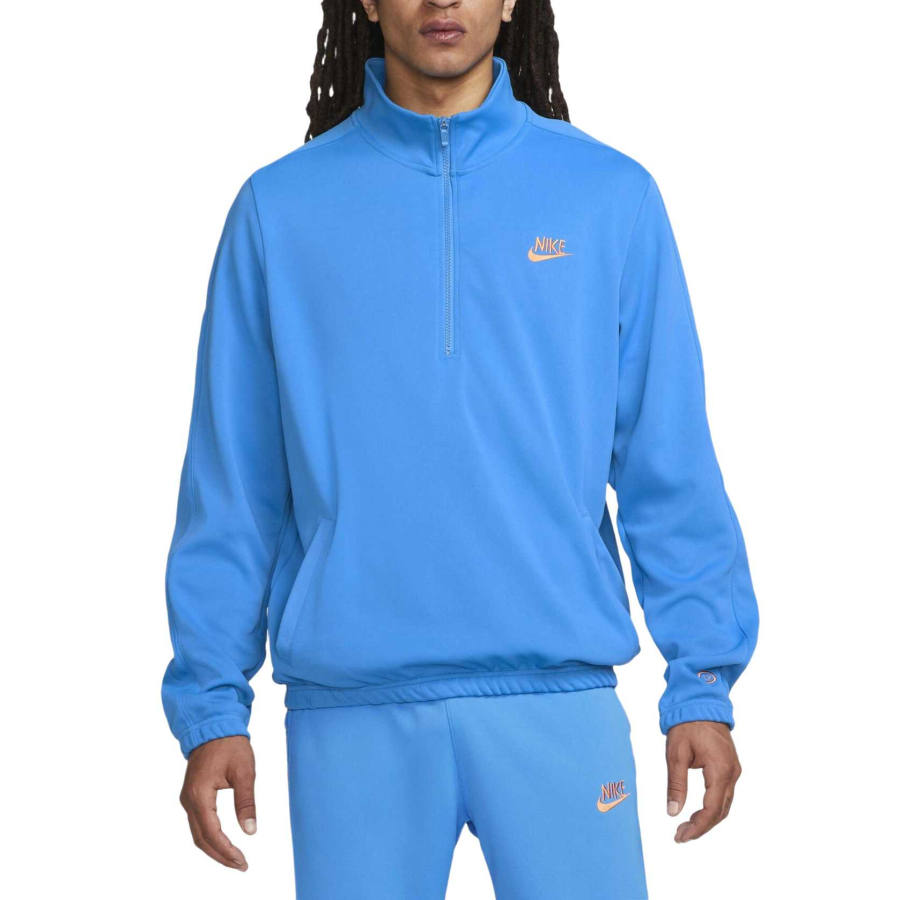 Nike Nike Sportswear Jackets Men's Light Photo Blue/Orange Psychedelic Stand Collar Moderate Other