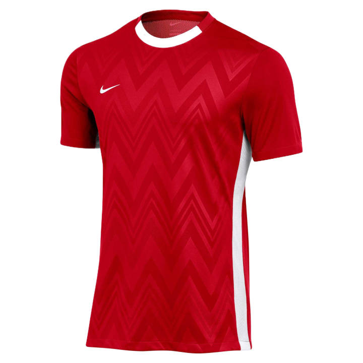 Nike Nike Dri Fit T Shirts Men's University Red/White/White Crew Neck Moderate Straight Fit