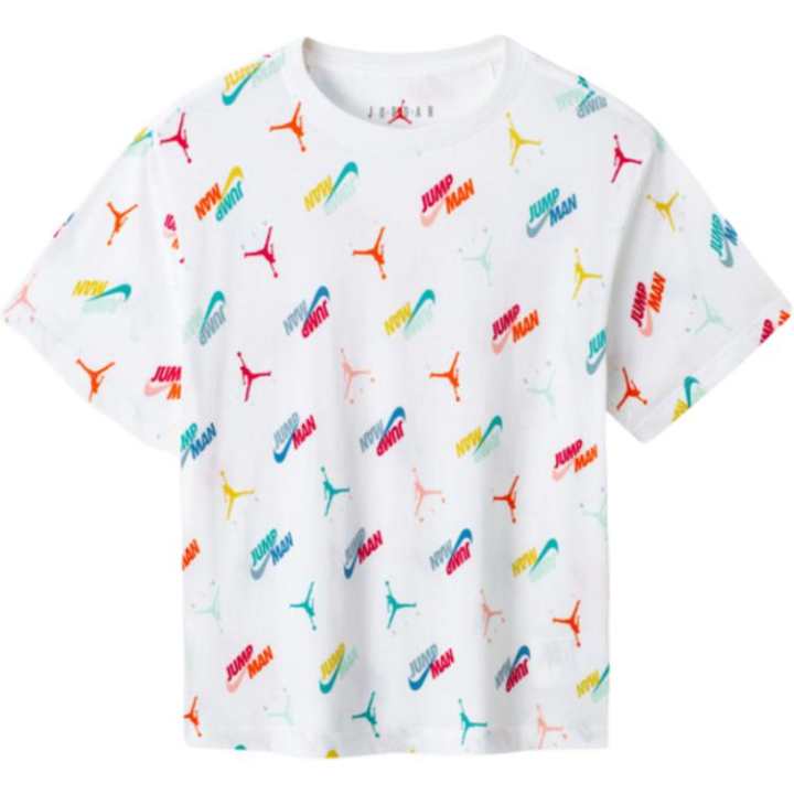 Jordan Jordan T Shirt Pure White Children Aged 3 7 Years Old