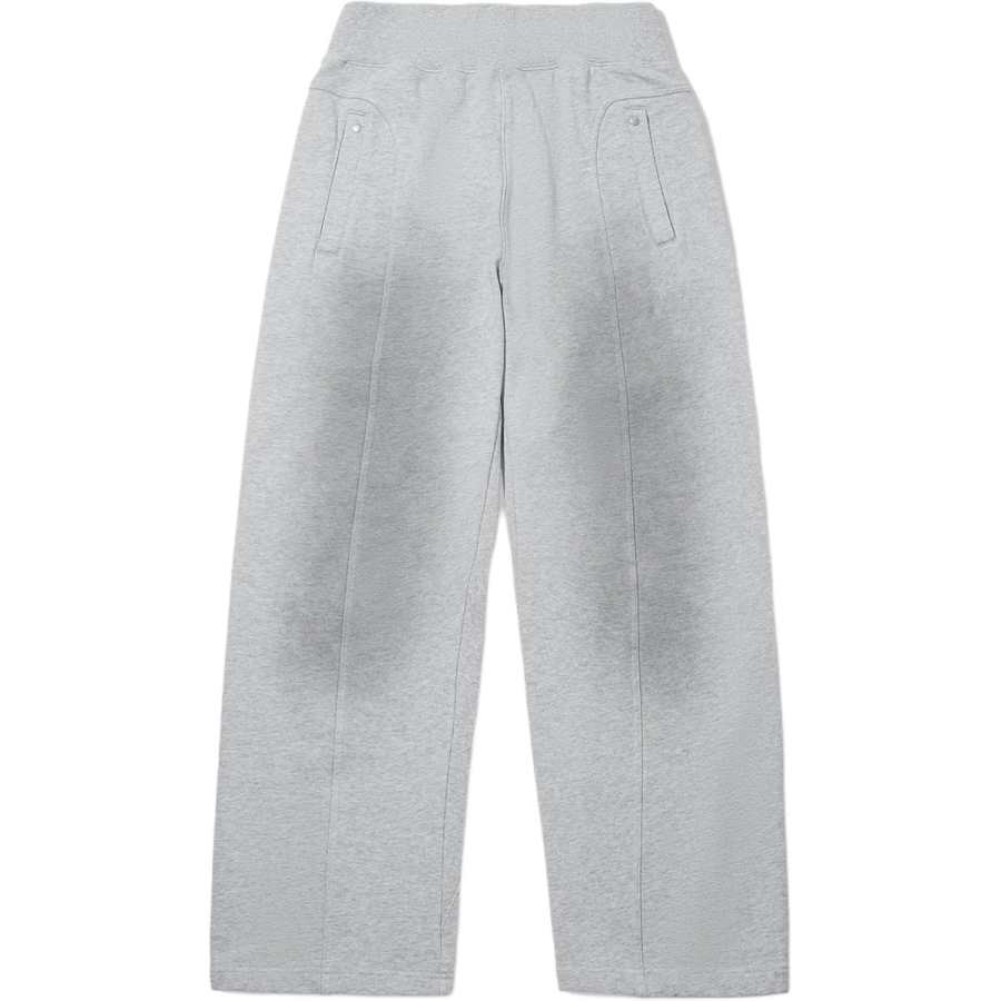 Li-Ning Li Ning Casual Pants Women's Heather Gray Light Gray Moderate Straight Fit Pants